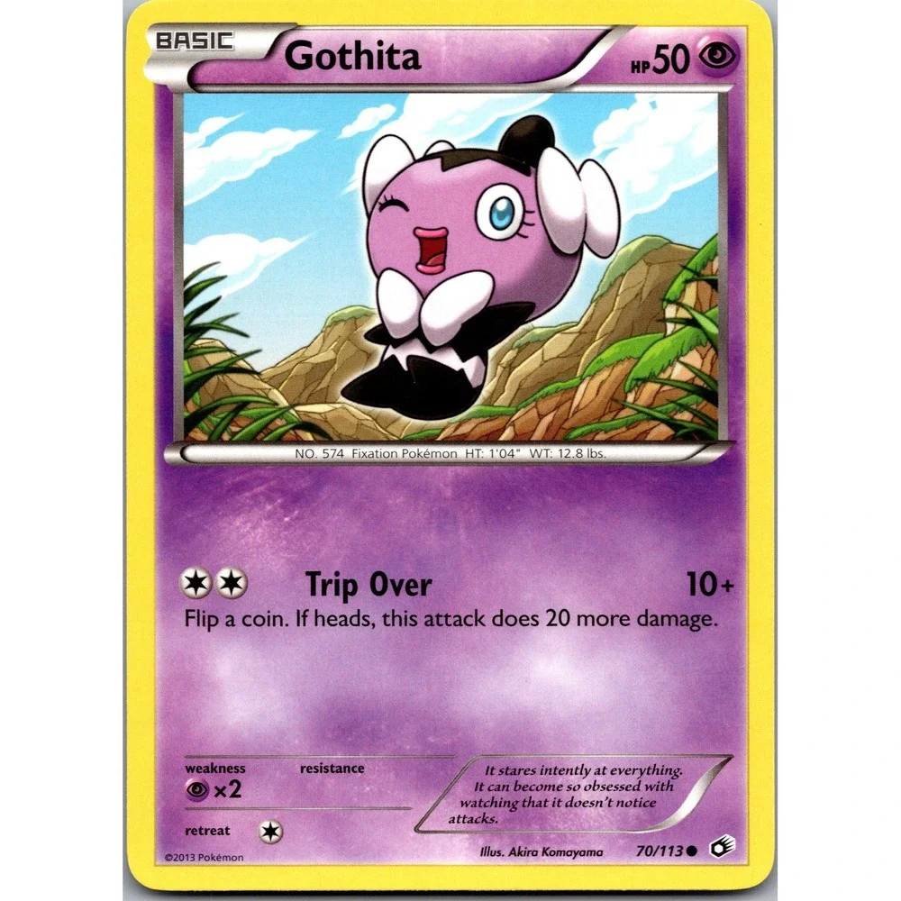 Pokemon Gothita 70/113 Legendary Treasures Common Psychic TCG Card LP